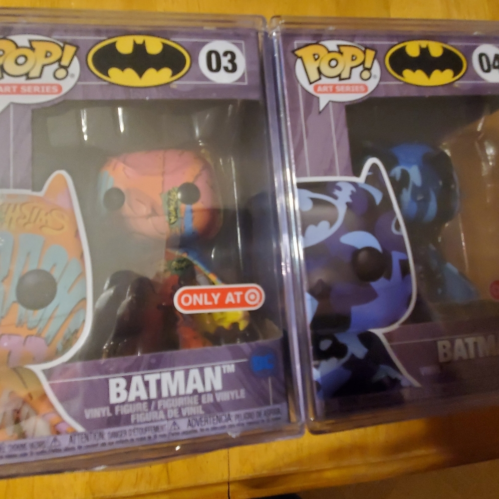 Batman funko pop art series 3 and 4